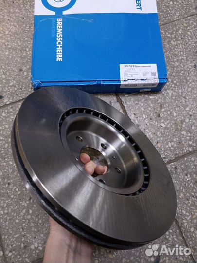 Диск тормозной передний Porsche Macan, Audi A6, Q5