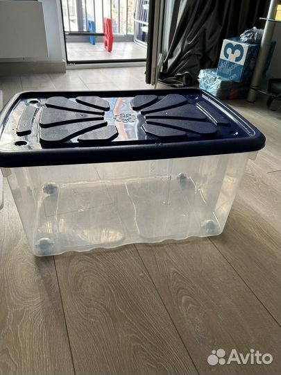 Ящик для хранения вещей на колесах 50х30х38