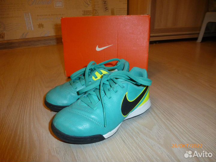 Детские шиповки (бутсы) футбольные nike 28 размер