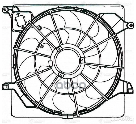 Вентилятор радиатора KIA sorento 14- LFK 0850