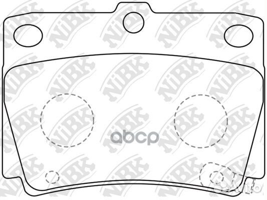 Колодки торм.зад. PN3391 NiBK