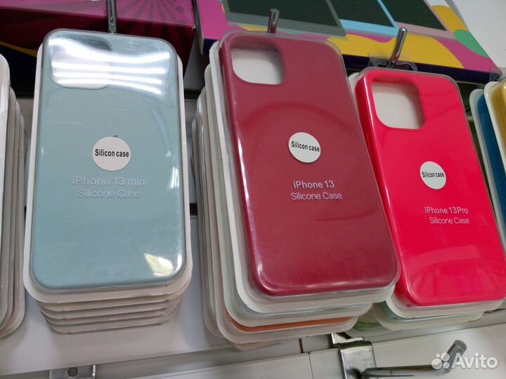 Чехлы silicone case на iPhone