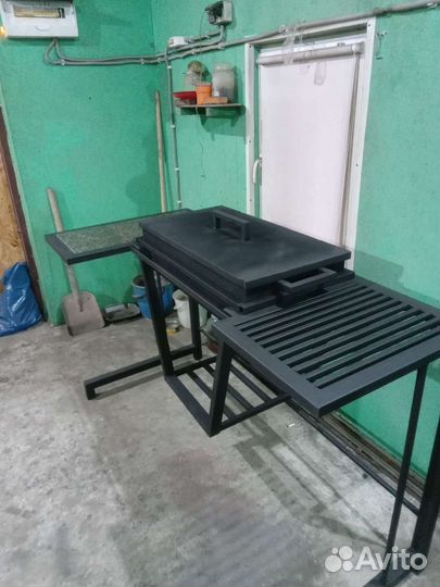 Мангал с натуральным камнем