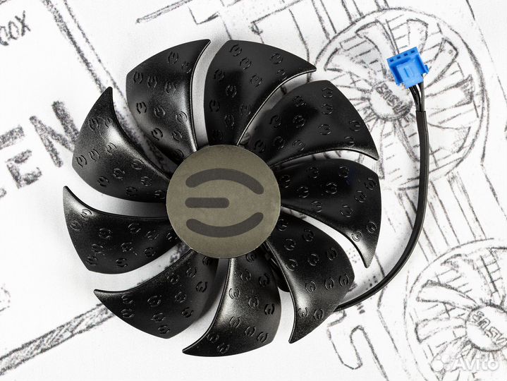 Вентилятор evga nvidia RTX XC ultra 87мм №3