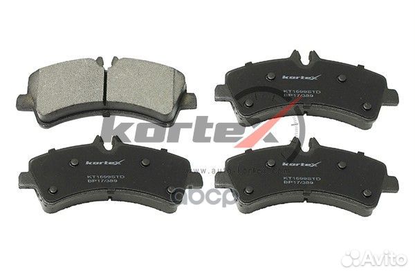 Колодки торм. MB sprinter/VW crafter 06- зад.к