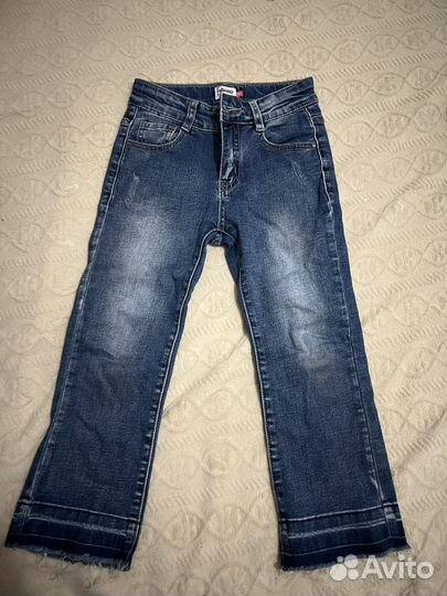 Джинсы для девочки 128
