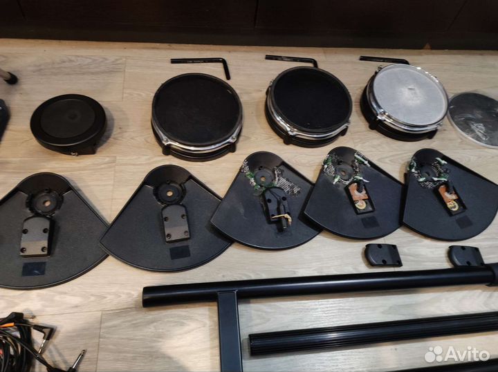 Электронные пэды, тарелки, крепления, стойки