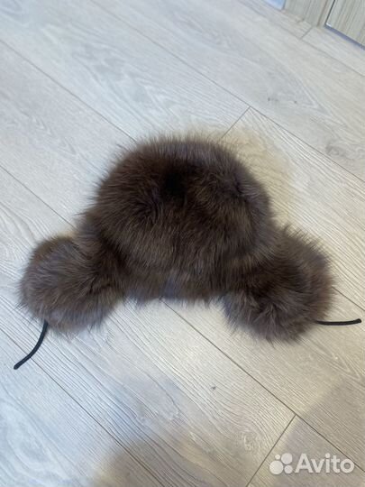Шапка из цельной шкуры песца