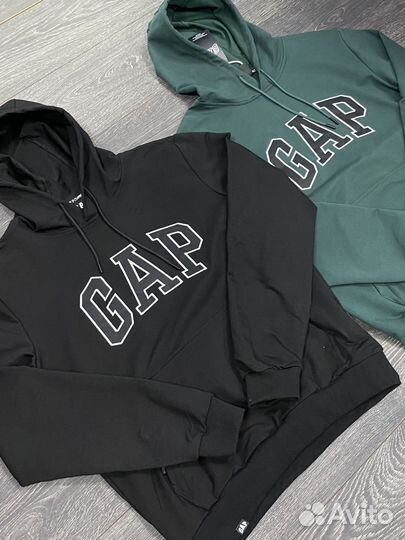 Худи Gap мужские новые черные зеленые