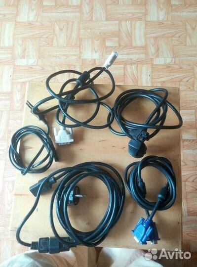 Шнур питания, кабель для монитора VGA