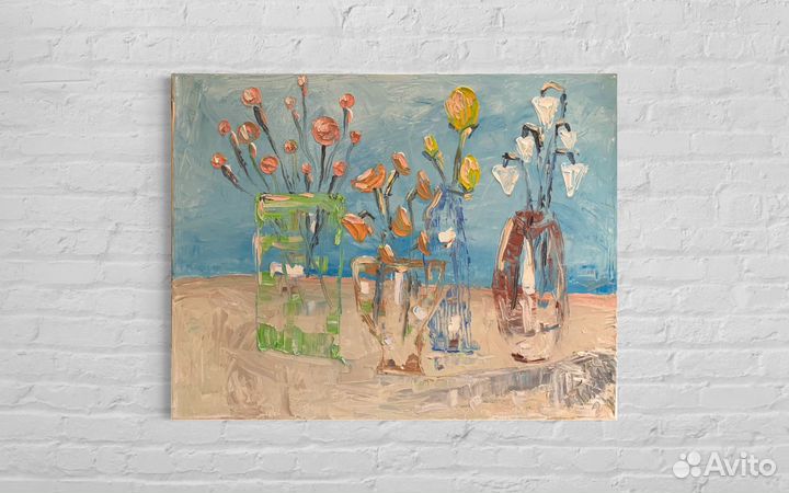 Картина интерьерная маслом на холсте