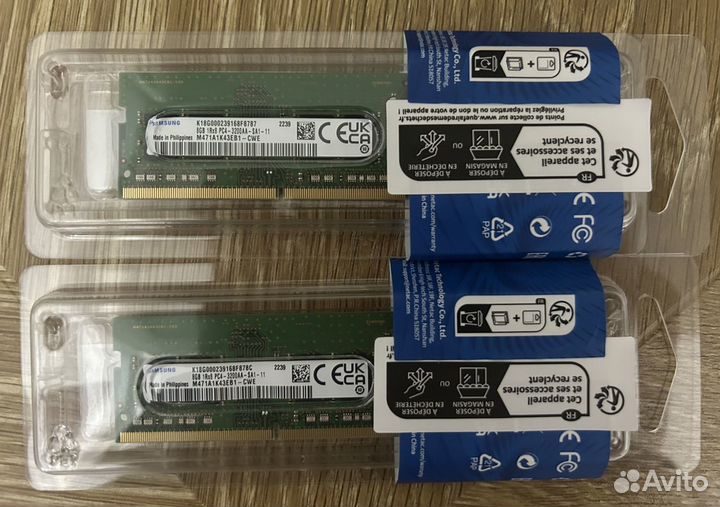 Оперативная память ddr4 8gb Samsung 3200