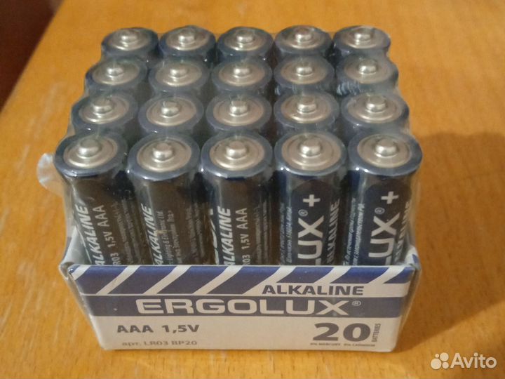 Батарейки мизинчиковые Alkaline Ergolux