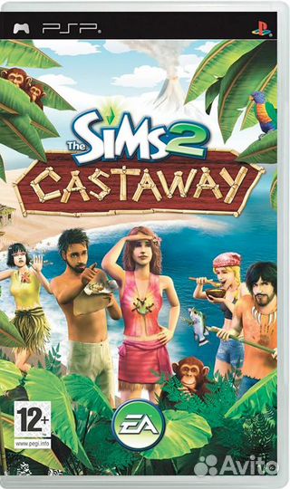 The Sims 2: Castaway PSP, английская версия