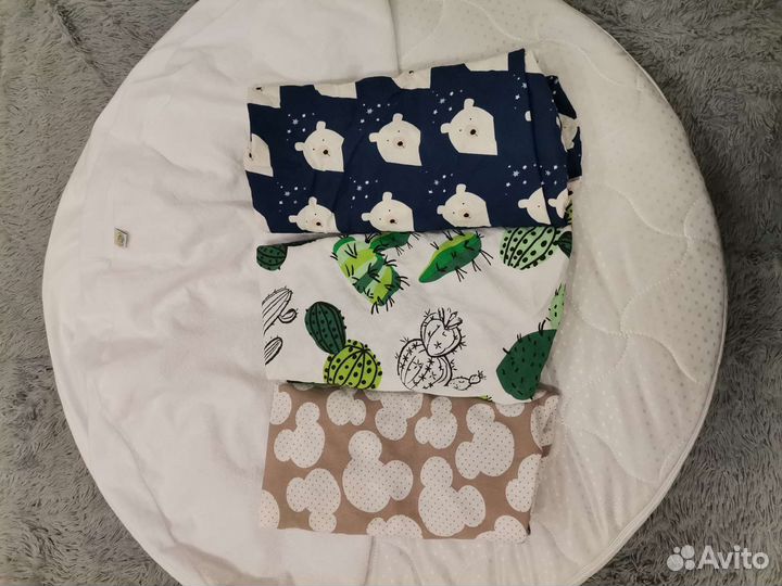 Круглый матрас детский