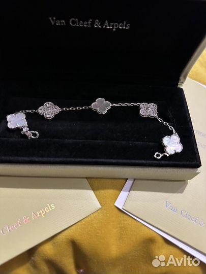Браслет van cleef перламутр