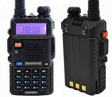 Портативная рация Baofeng UV-5R (8 Watt, чёрная)