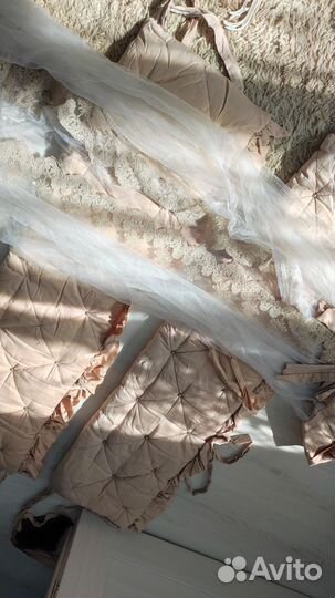 Комплект в кроватку с балдахином