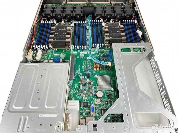 Сервер Supermicro 6019U-TR25M 2xSilver 4214R 256Gb