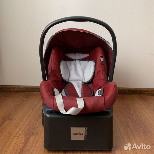Автолюлька inglesina с базой + вкладыш 0+