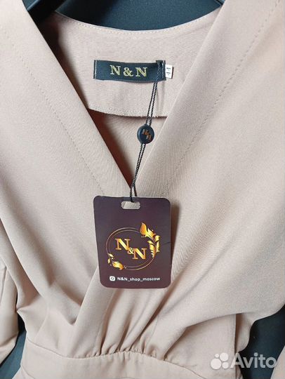 Вечернее платье в пол с разрезом до бедра 44 новое