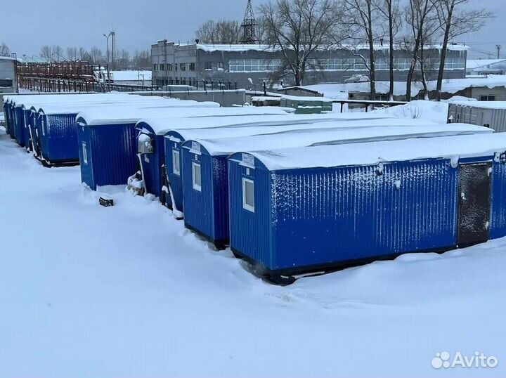 Вагон дома на колесах, полозьях