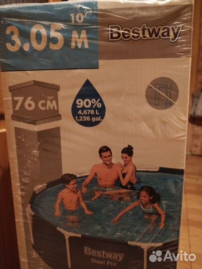 Каркасный бассейн новый