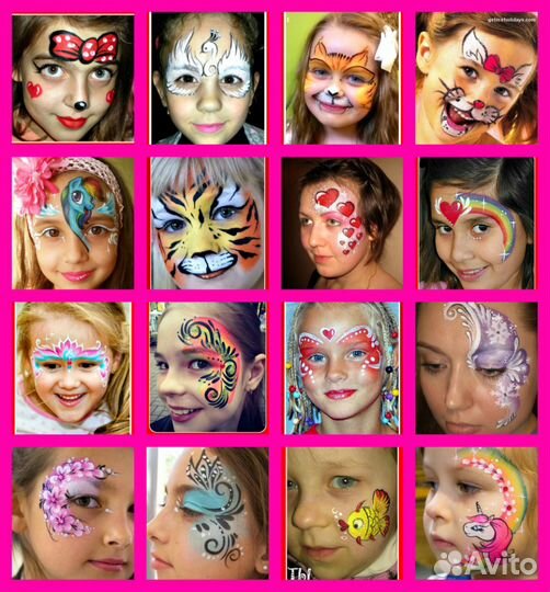Аквагрим,тату,био-тату,мехенди,блеск-тату