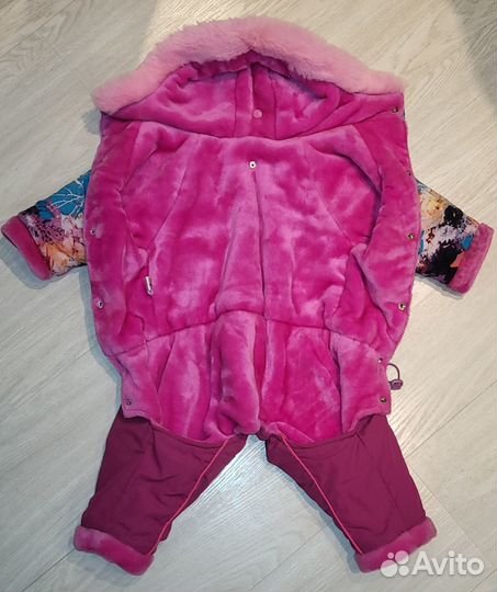 Комбинезон для собаки зима(девочка)