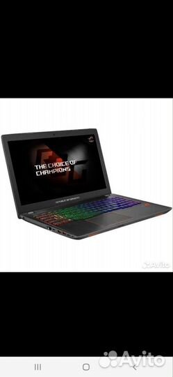Игровой ноутбук asus rog