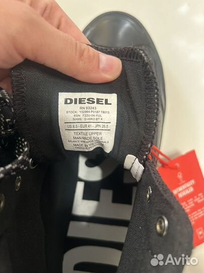 Новые мужские ботинки Diesel