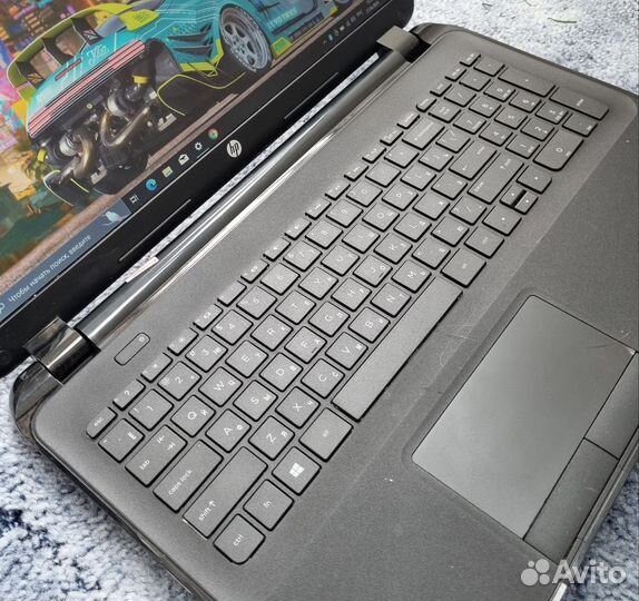 Мощный ноутбук HP 4-ядра/8озу/128ssd