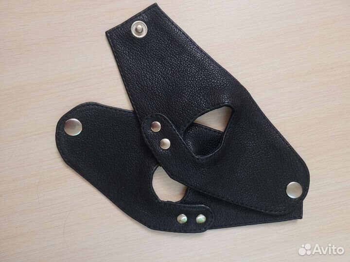 Митенки из натуральной кожи