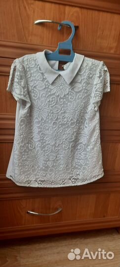 Блузка школьная 128