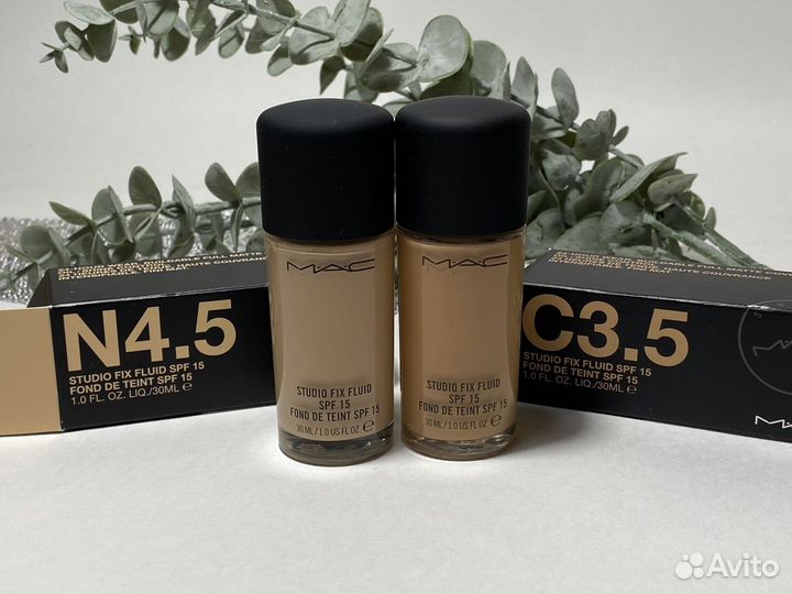 Mac тональный крем spf15 N4.5 C3.5