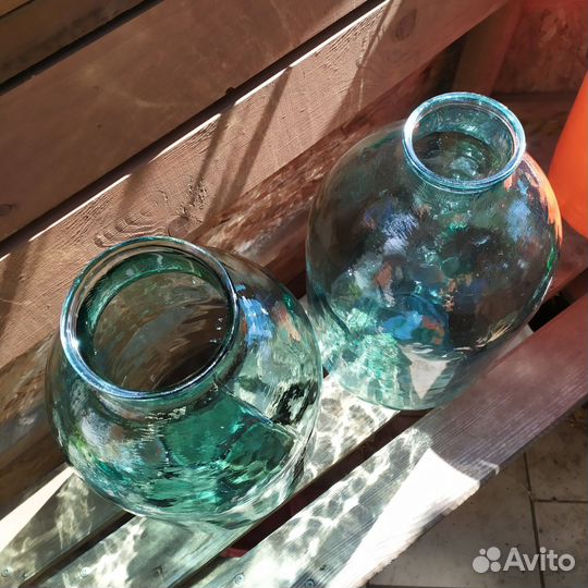 Банка 10 литров, бутыли 25 л