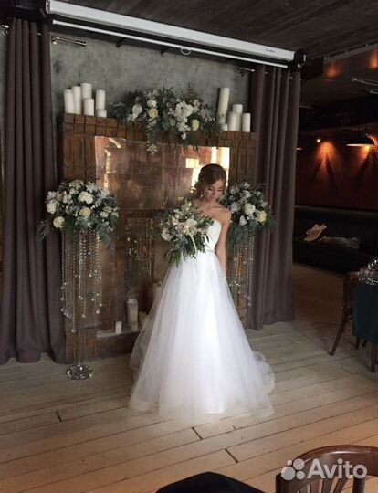 Канделябр стеклянный