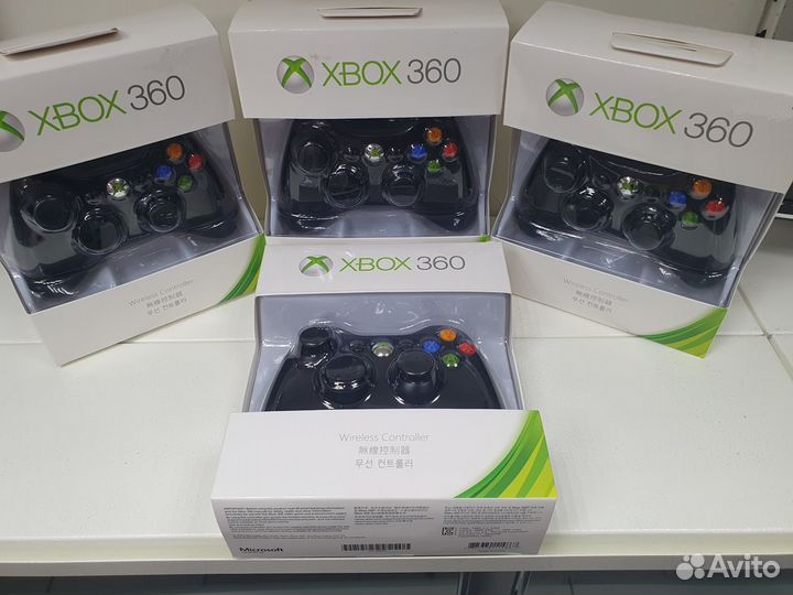 Геймпад Microsoft Xbox 360 черный