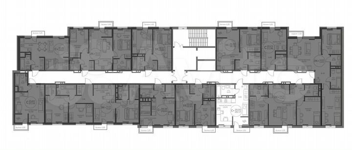 Квартира-студия, 26,7 м², 7/17 эт.