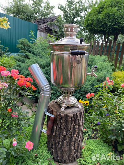 Самовар 7л на дровах СССР 1978 года