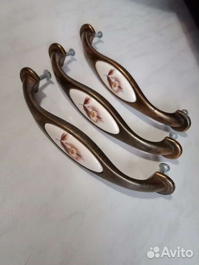 Ручки бронза для комода