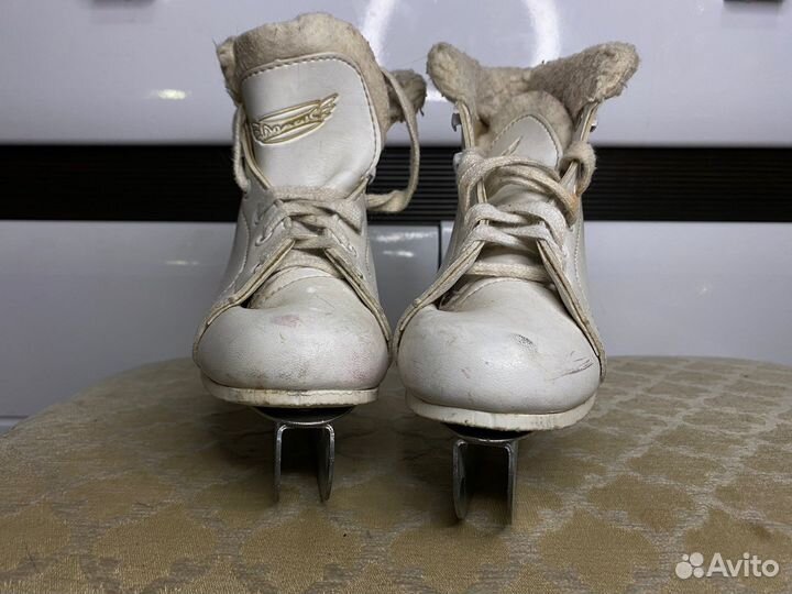 Коньки фигурные 2 лезвия