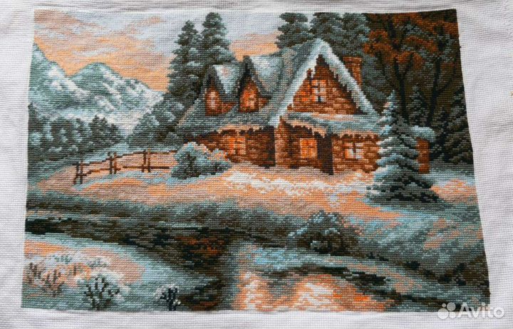 Картина вышитая крестом