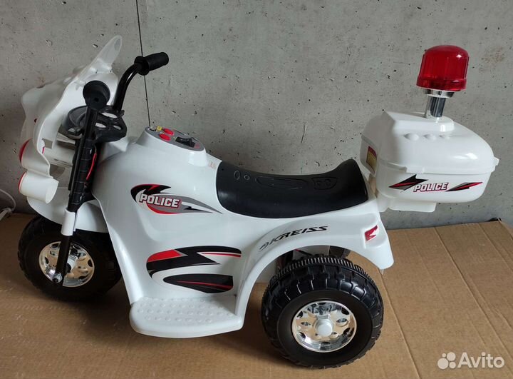 Детский трёхколёсный электромотоцикл Kreiss