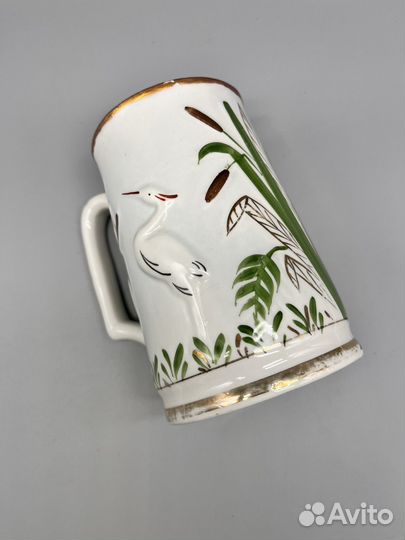 Кружка цапля 60-е гг Сысерть