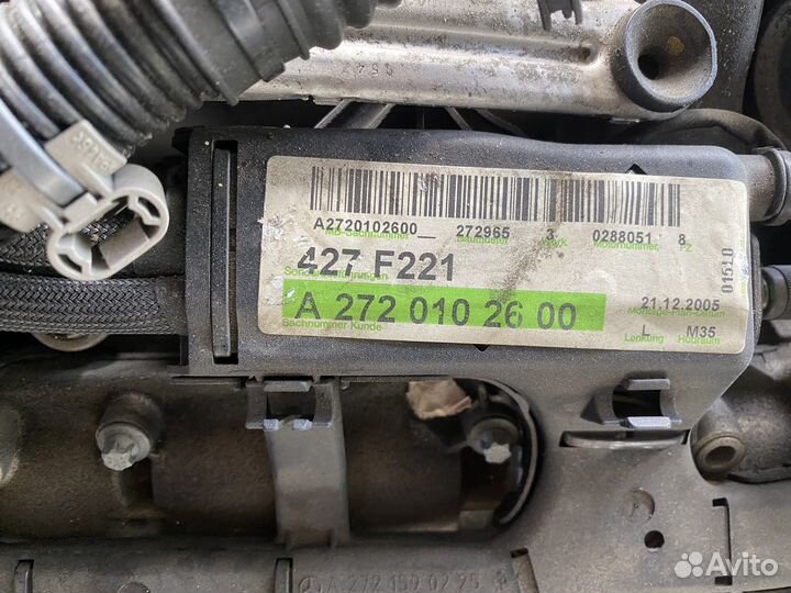 Двс двигатель Mercedes Benz w221 272 3.5 бензин