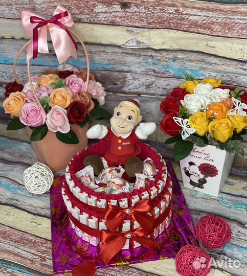 Kinder торт с игрушкой подарок для девушки