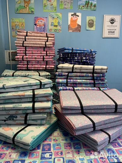 Детский коврик складной для ползания