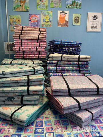 Детский коврик складной для ползания