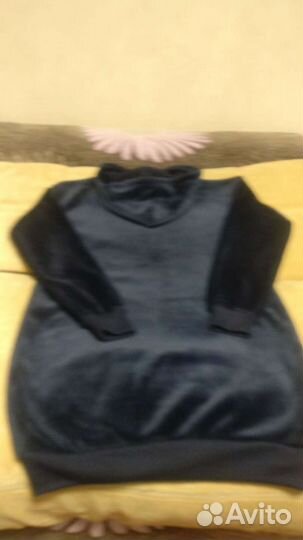 Женская плюшевая(под бархат) туника